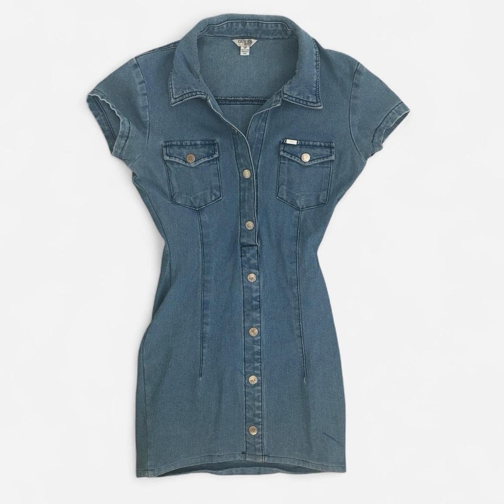 GUESS denim mini dress